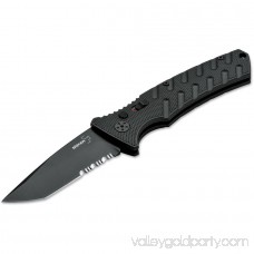 Boker Plus Strike Tanto Folding Knife, Black, 3.38 Steel Blade 555520852